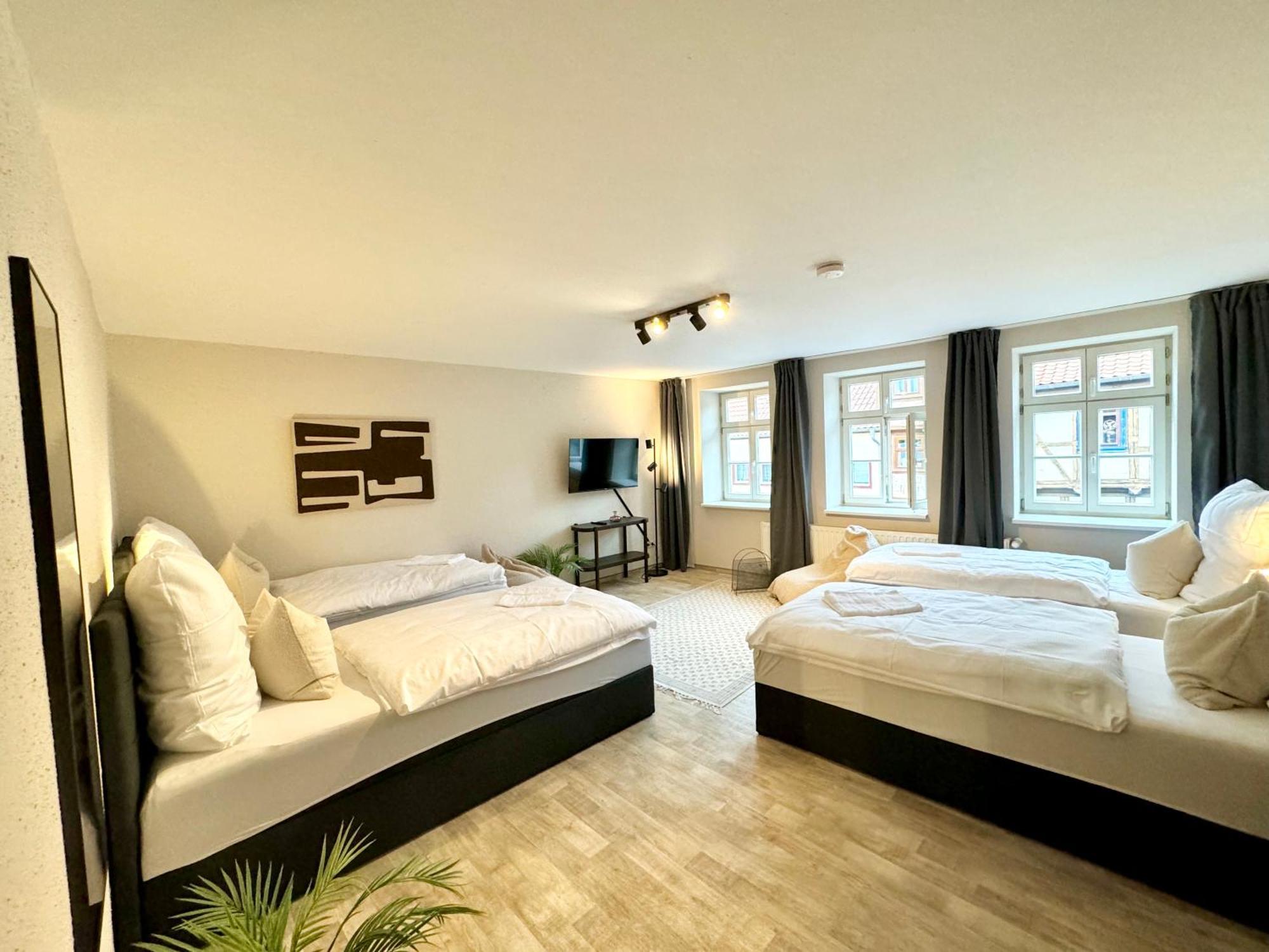 Gina Stay - Apartmenthaus Im Zentrum Von Quedlinburg Eksteriør bilde